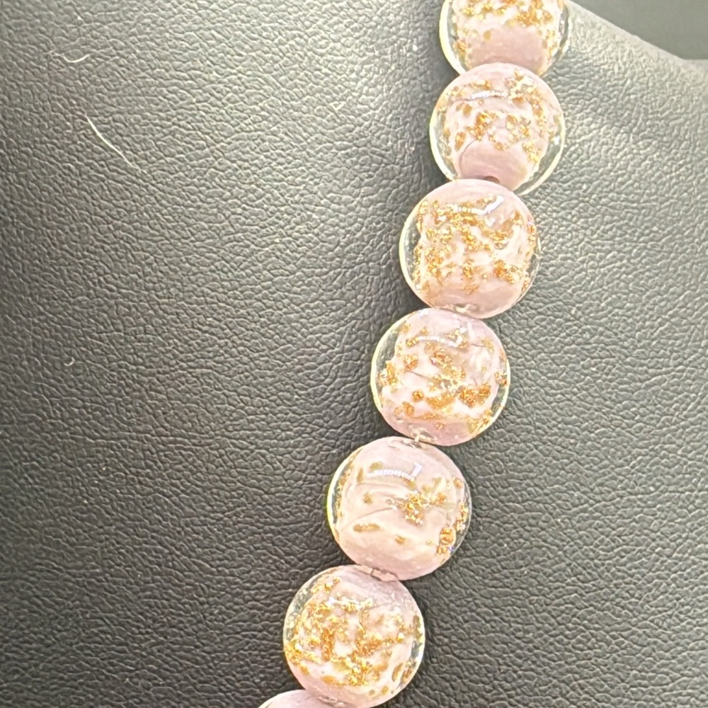 Kirk’s Folly Blue and Pink Skull Pendant Necklace - Picture 3 of 7